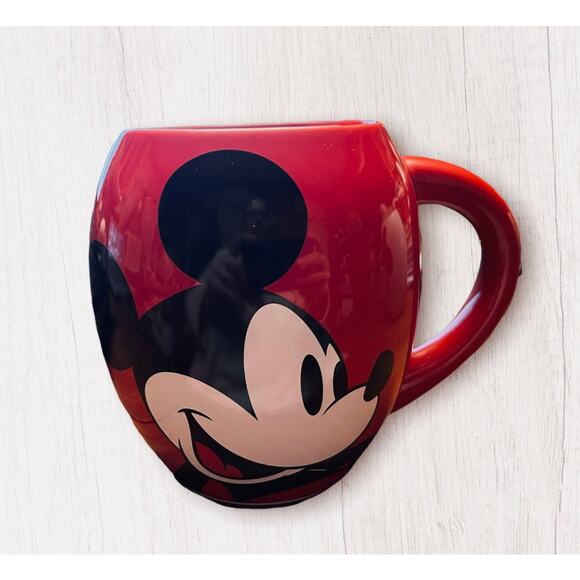 Mickey & Minnie 18oz Barrel Shaped Stoneware Mugs - Picture 4 of 6